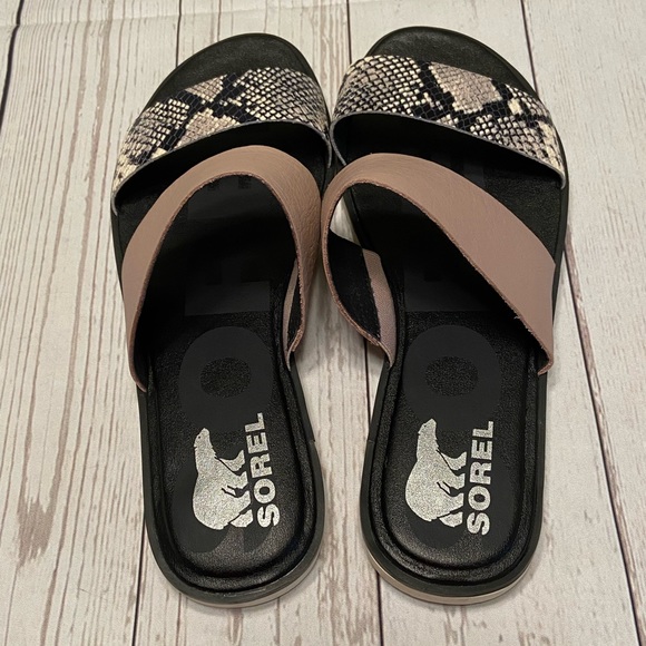 Sorel Strappy Sandles Ella II Slides - Picture 8 of 8